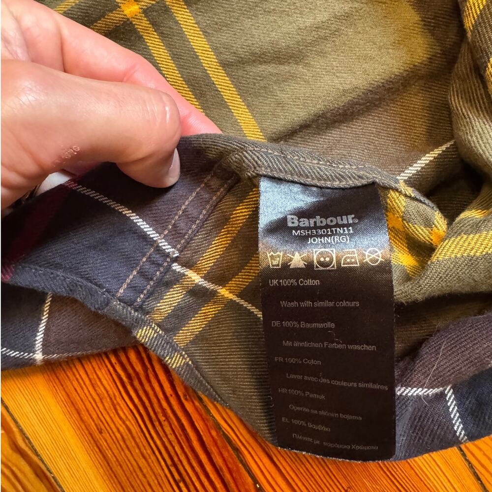 Barbour John Tartan Regular Fit Button Down Shirt - Picture 4 of 6